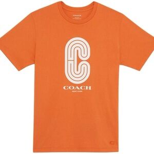 Coach T shirt Orange Tee